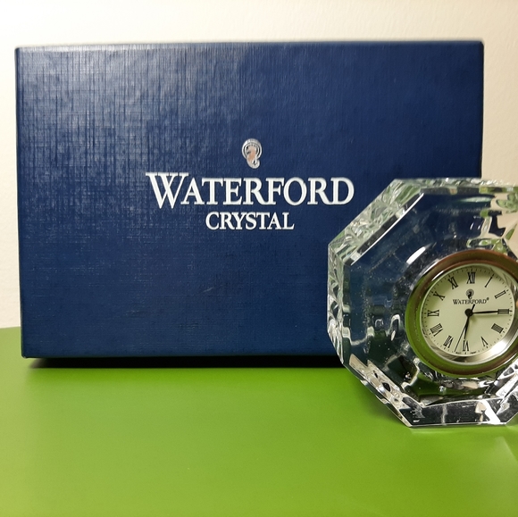 Waterford Crystal Accents Waterford Crystal Small Clock No Box